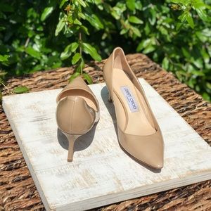🍂🍁Jimmy Choo Nude Pumps Size 38🍁🍂